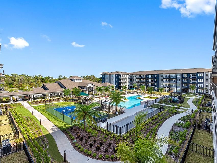 Solea Wellen Park features pickleball and bocce courts, a community garden, clubhouse, zero-entry pool and dog park, among other amenities.