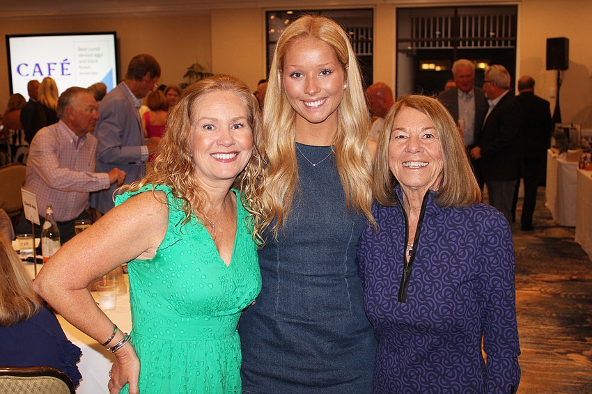 Three generations of family members joined this year's Taste of the Keys fundraiser. Cathy Bishop, right, said she is proud to be a longtime supporter of the club and this event, and she was glad to enjoy it with her daughter and granddaughter, Jennifer and Kaitlyn Shimek.