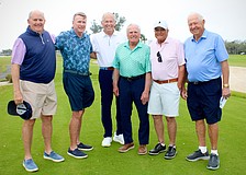 Charlie Cannon, Jim Leish, Charles Eldridge, Matt Zito, Dean Friedman and Harold Seegmiller are some of the newest and longest-serving members of the Longboat Key Club Friars, a cohort of golfers who enjoy the game, but also the camaraderie.