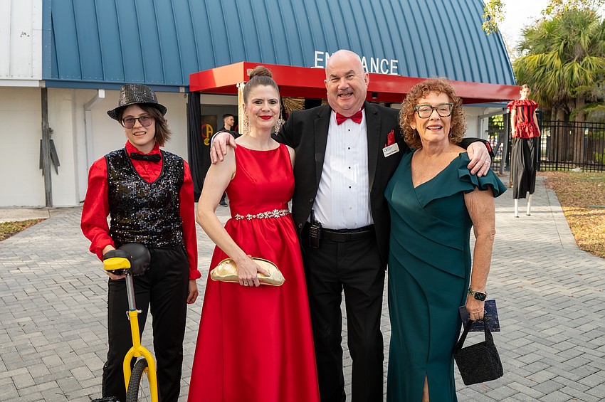 Helene Kushner, Laura and Chief Advancement Officer Declan Sheeny and Linda Smith