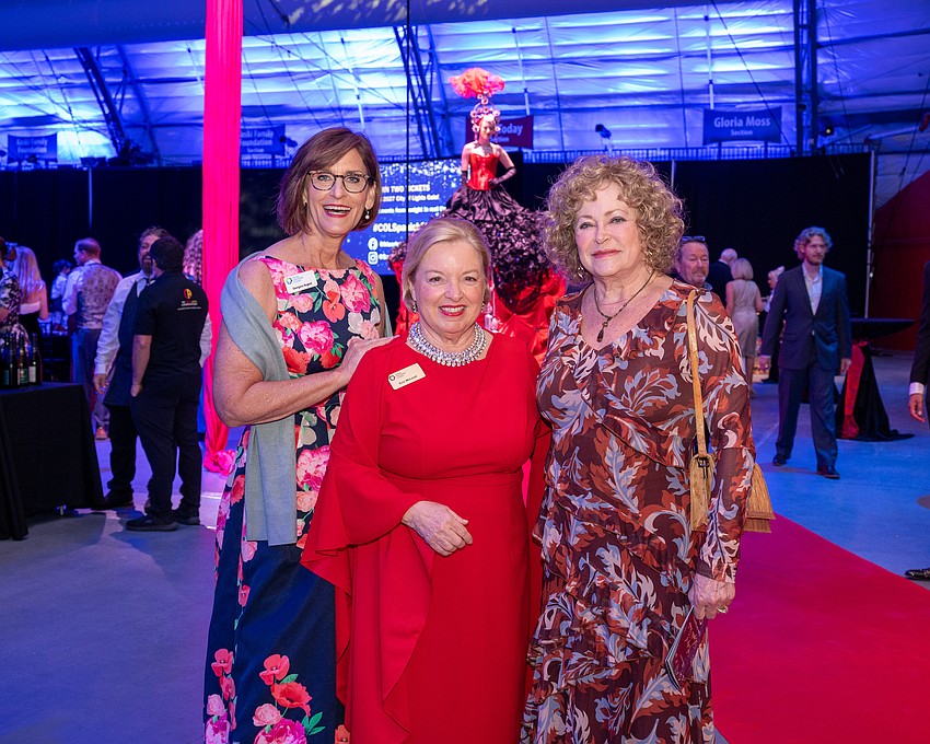 Georgann Nugent, Senior Friendship Centers CEO Erin McLeod and Teddy Picard