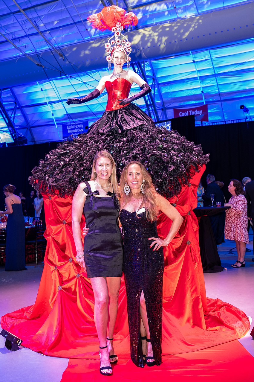 Dr. Stephanie Hodges and Dr. Gaby Lodeiro with performer Kathryn Susak