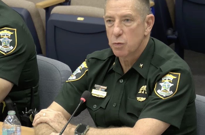 Sarasota County Sheriff Kurt Hoffman said his department would likely meet spending goals set last year by the County Commission, but he added additional positions are in the offing in subsequent budget years.