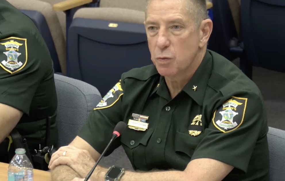 Sarasota County Sheriff Kurt Hoffman said his department would likely meet spending goals set last year by the County Commission, but he added additional positions are in the offing in subsequent budget years.