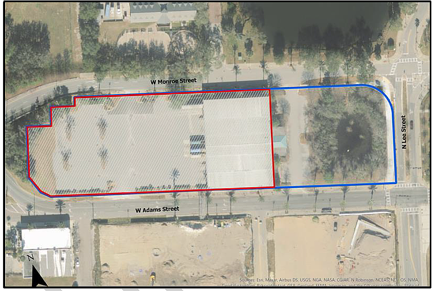 The Vestcor Companies intends to demolish the former Apex Building Forms building at 200 N. Lee St. The Vestcor Companies intends to demolish the former Apex Building Forms building at 200 N. Lee St.