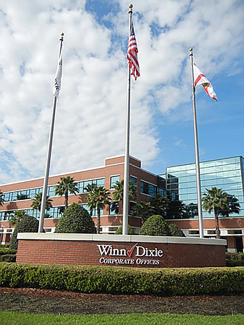 The former Winn-Dixie Corporate Offices signage at the headquarters. The Winn-Dixie Co. will take that place now. The former Winn-Dixie Corporate Offices signage at the headquarters. The Winn-Dixie Co. will take that place now.
