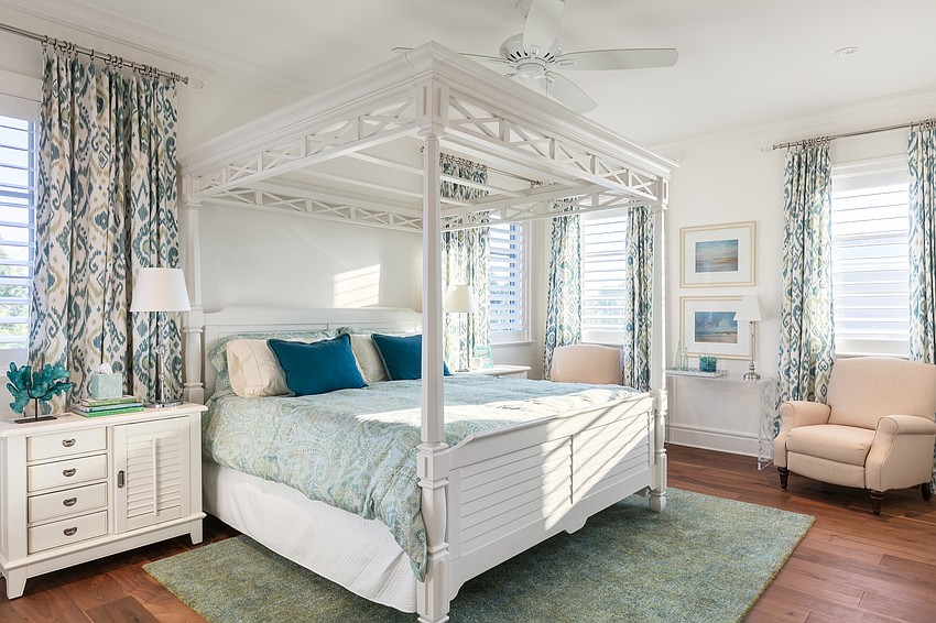 Bedrooms are airy, with lots of natural light.