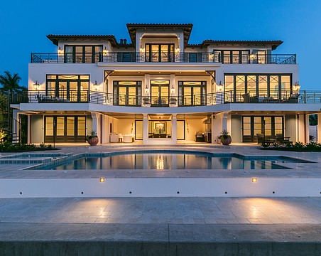 The home at 1356 Harbor Drive includes more than 100 feet of bayfront.