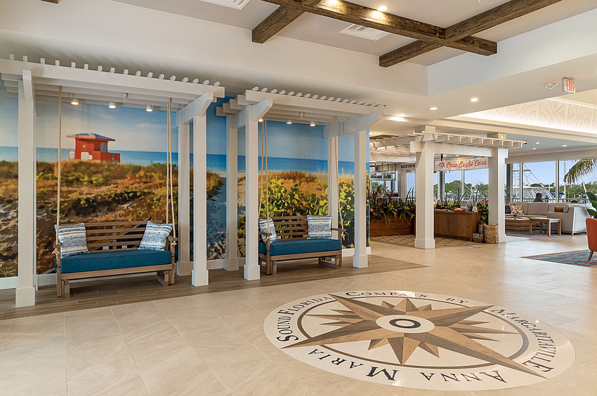 The interior of the Compass Hotel Anna Maria Sound in Bradenton. The interior of the Compass Hotel Anna Maria Sound in Bradenton.