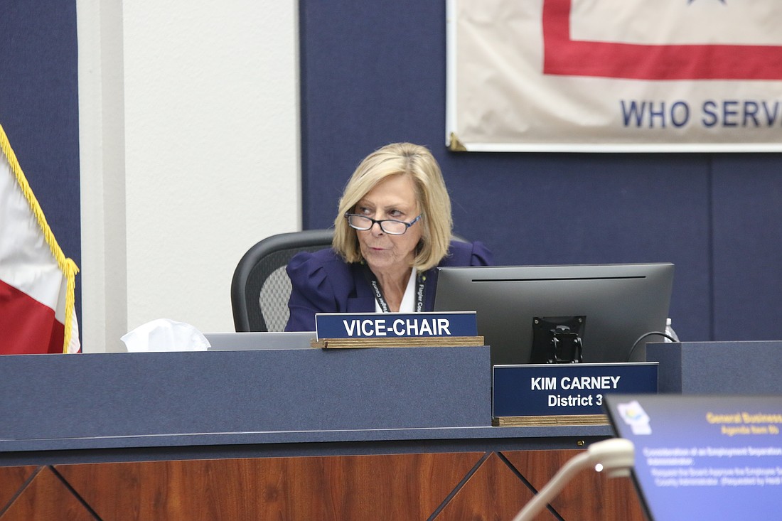 Flagler County Commissioner Kim Carney. Photo by Sierra Williams