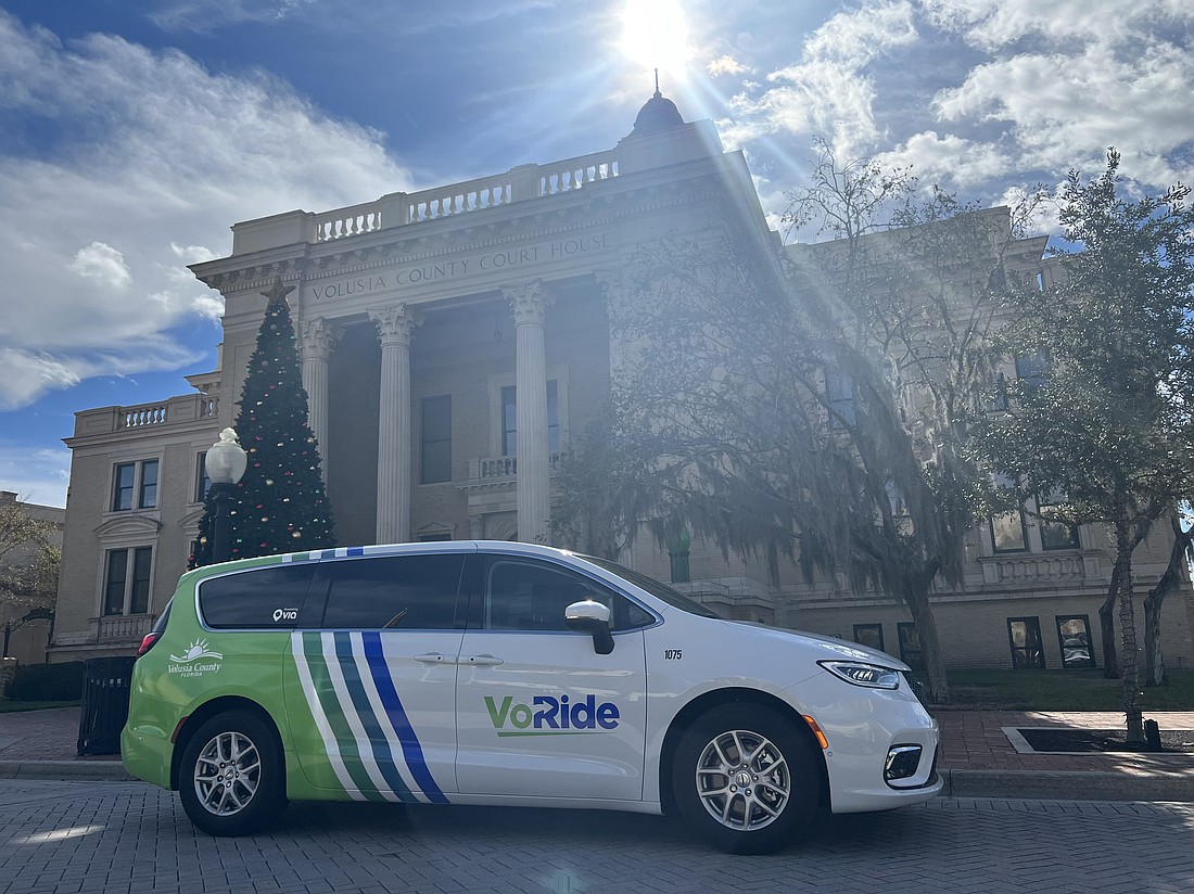 VoRide initially began in DeLand in late 2023. Photo courtesy of VoTran