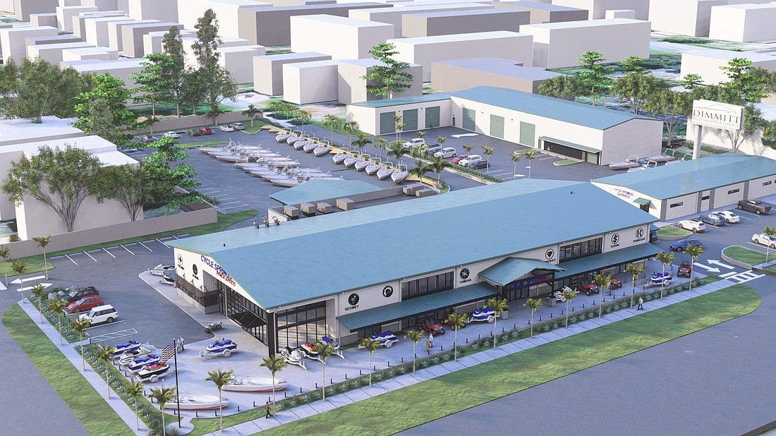 Dimmitt Automotive Group is building a new showroom and service center for its Cycle Spring Powersports in Clearwater.