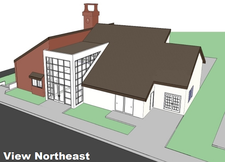 A rendering of the Historic Fire Station 22. Courtesy of Palm Coast