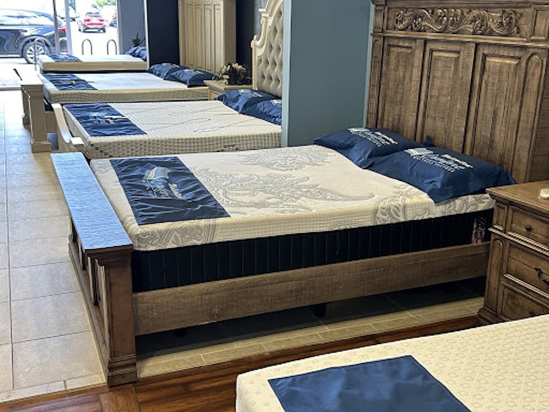 Unlimited Comfort Mattress Factory manufactures custom mattresses at 4051 Clark Road in Sarasota.