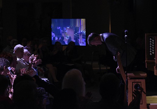 Olivier Latry takes a bow.