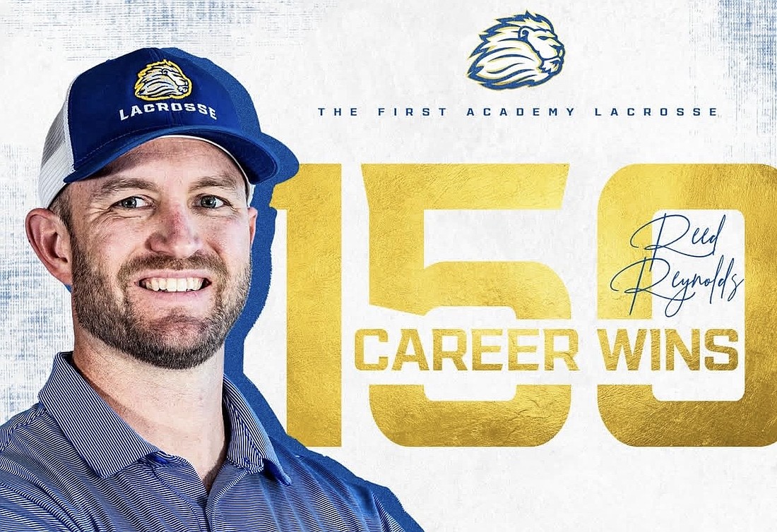 TFA boys lacrosse team's head coach Reed Reynolds recorded his 150th career win Wednesday, March 4.