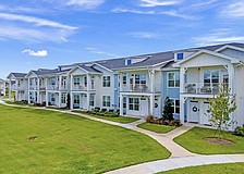 This photo offers an idea of what the townhomes would have looked like if approved.