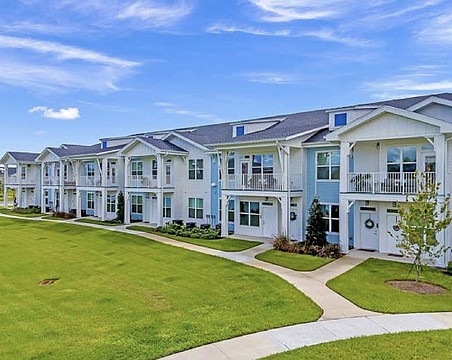 This photo offers an idea of what the townhomes would have looked like if approved.