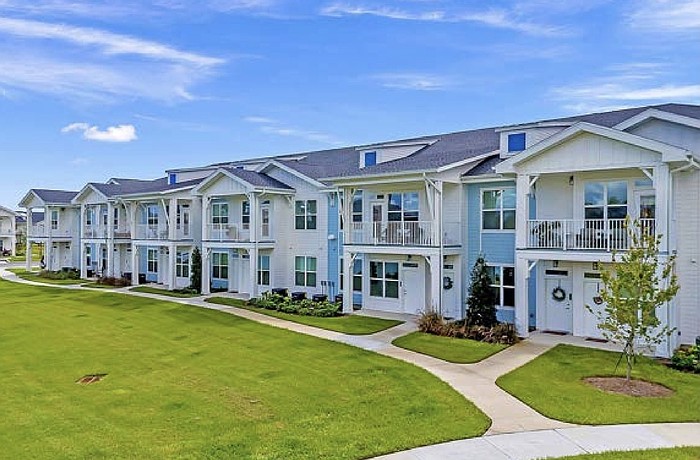 This photo offers an idea of what the townhomes would have looked like if approved.