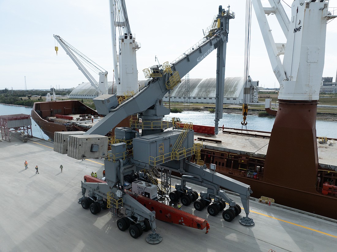 SESCO Cement has installed a custom ship unloader at its berth in Port Tampa Bay’s Port Redwing site in Gibsonton.