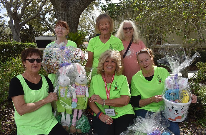 Lakewood Ranch Garden Club members Bethy Bacon, Cheryl Scheid, Brenda Rooks (back), Brenda Webb, Sylvia Abdelsalam and Penny Kress (front) are eager to welcome community members to Garden Fest March 14.