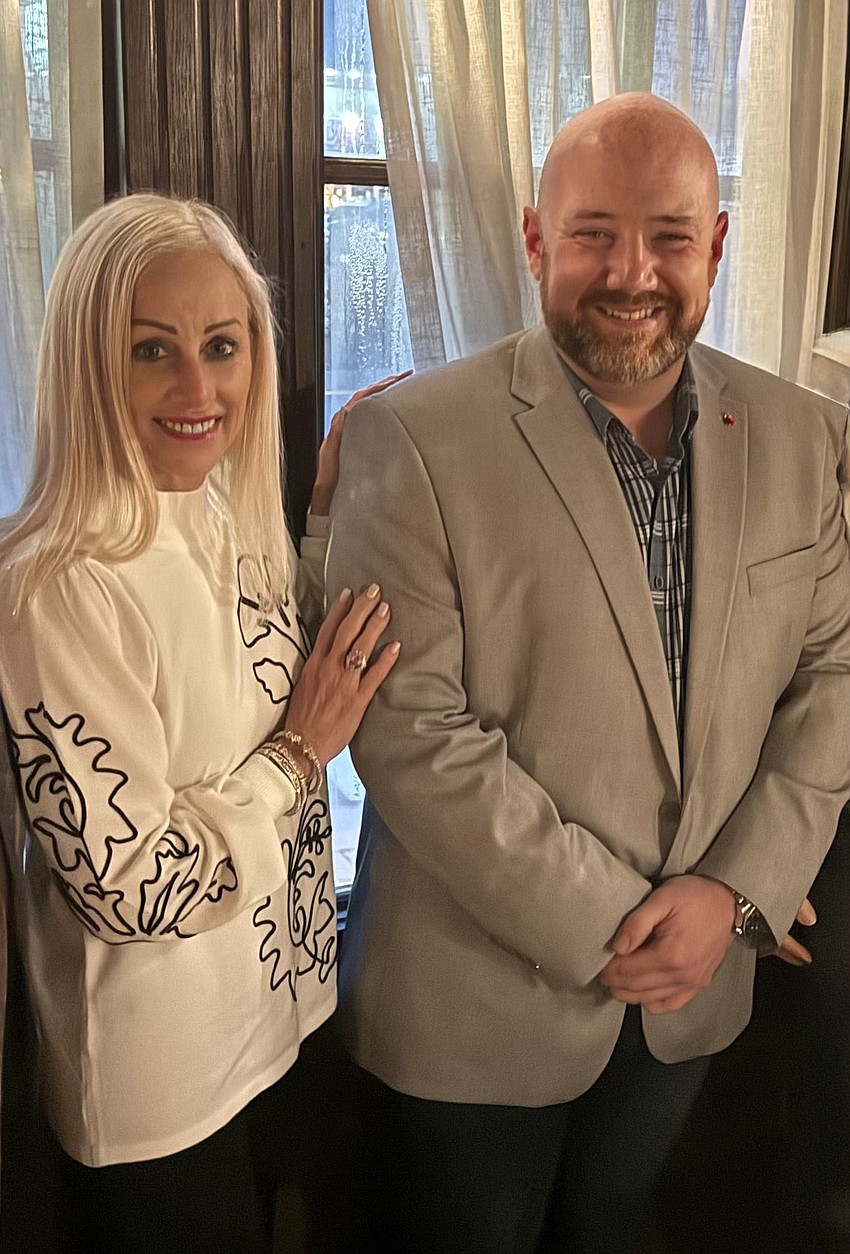 Former Ormond Beach City Commissioner Susan Persis and Flagler County Sheriff's Office Deputy Joe Oliva, Jr. Courtesy photo