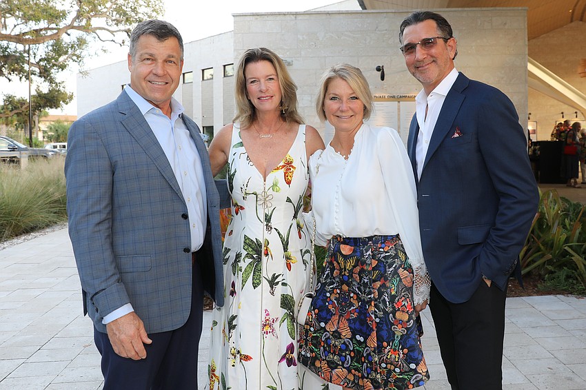 Jeff Boyd and Elizabeth Moore with Alyssa and Paul Fiumano