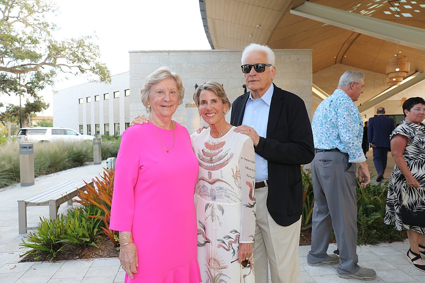 Katherine and Frank Martucci with Audrey Robbins