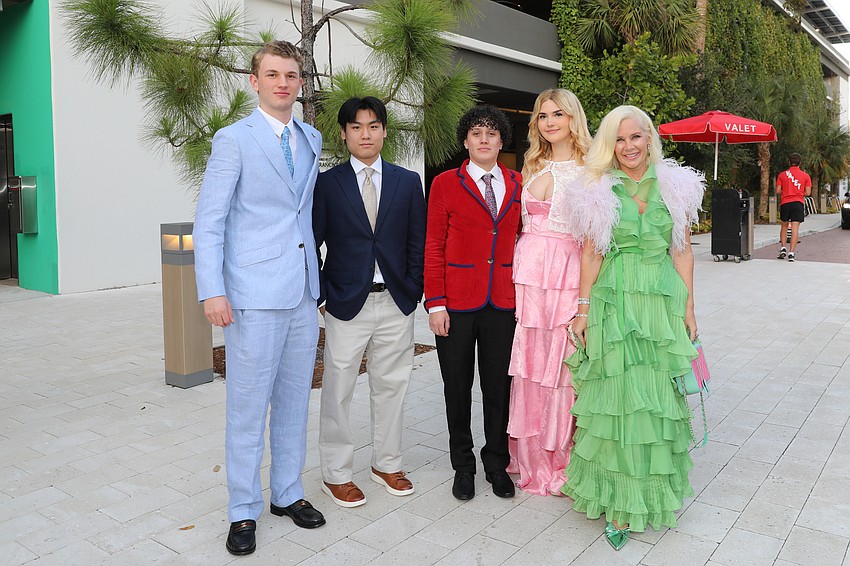 Hudson Heinemann, Xander Miyadai, Christopher Bravo, Hyacinth Heinemann and Michell-Marie Heinemann