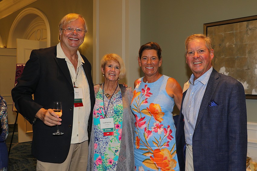 Paul and Catherine Tomass with Brenda and Steve Baril