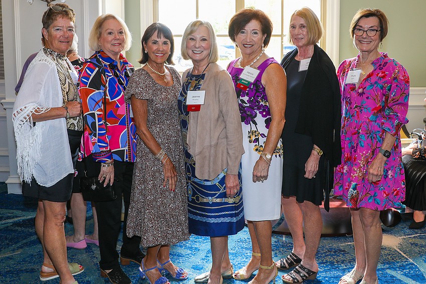 Deb Askin, MaryFrancis Bacher, Sue Gouse, Jeanne Murphy, Patricia Summerlee-Sciturro, Jan Steger and Phyllis Egan