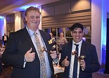 Scholarship recipients CJ Conaway and Amaury Castillo-Acevedo