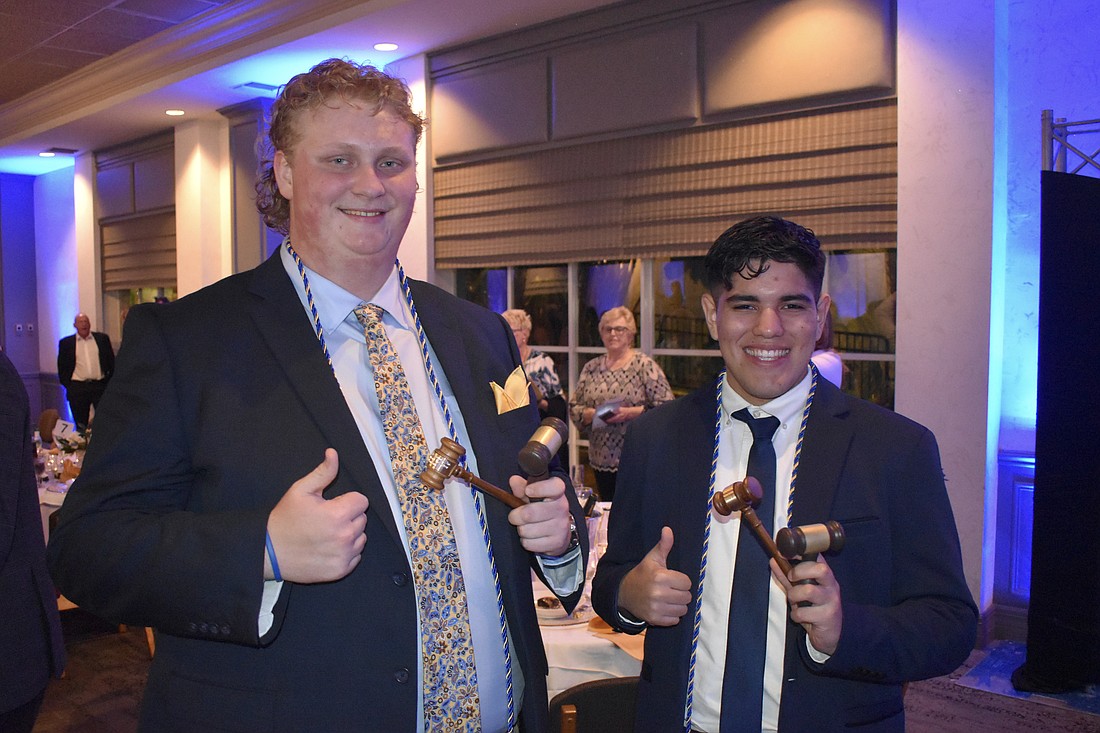 Scholarship recipients CJ Conaway and Amaury Castillo-Acevedo