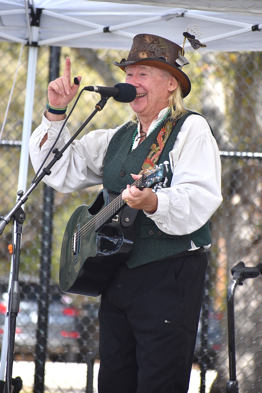 Bill Mullen, originally from Dundee, Scotland, performs throughout the day at the Irish Celtic Festival on March 7 in Lakewood Ranch.