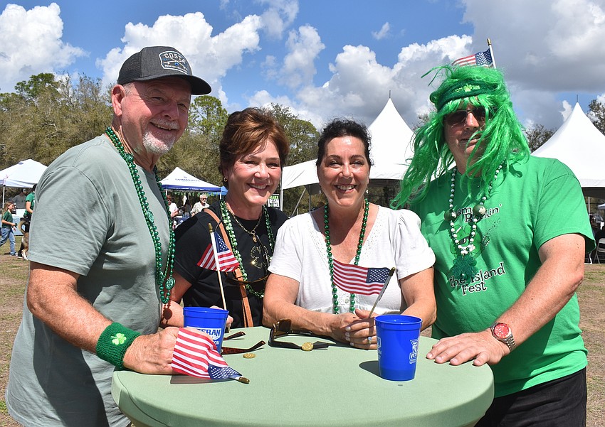 Country Creek's Kevin and Maria Smith, along with Anna Maria Island's Johanna and Damir Glavan, attend the Irish Celtic Festival on March 7.