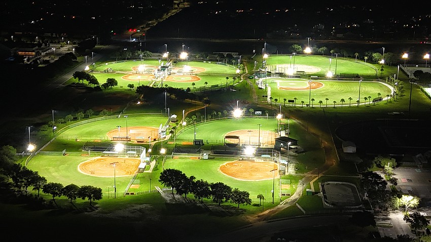 Country Club East residents have additional concerns about the lighting, so Manatee County provided this image from Lakewood Ranch Park to illustrate how dark the surrounding area remains.