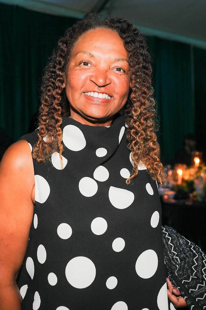 Stephanie Bailey dons the polka dots.