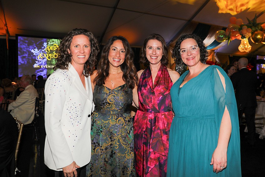 Erin Minor, Sasha Pyatte, Lauren Hersh and Kelly Borgia representing Gulf Coast Community Foundation.