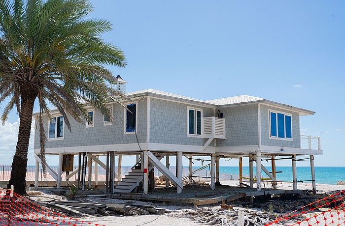 The town of Longboat Key is taking steps to condemn and demolish the house at 6541 Gulfside Road, nicknamed the Half Moon House.