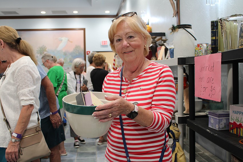 Claudia Comeau said she found several good finds at the Royal Rummage Sale, including a fun new bowl.