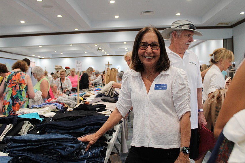 Julia Graziano, co-chair of the Royal Rummage Sale, said she was grateful so many people turned out this year.