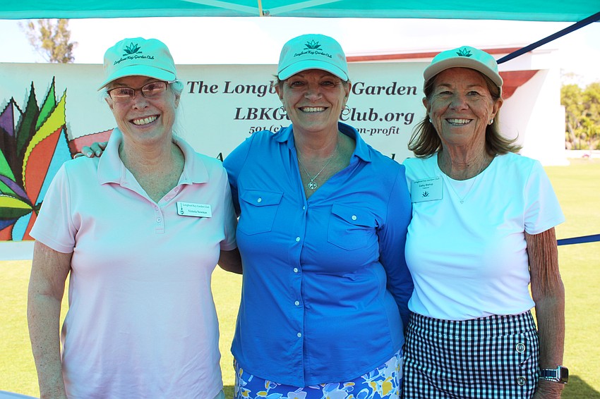 Victoria Newman, Melanie Dale and Cathy Bishop represent the Longboat Key Garden Club at the 3rd annual Town of Longboat Key Open House on March 7 at the Town Center Green.
