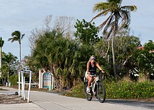 The town of Longboat Key wants to expand the sidewalks on the east side of Gulf of Mexico Drive to 12 feet wide. Right now, the width of the sidewalk varies from six to eight feet wide.