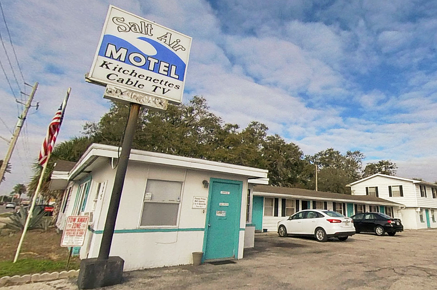 An archive photo shows the Salt Air Motel in 2019, before the Atlantic Beach motor court lodge was renovated and renamed the Salt Air Inn and Suites in 2022.