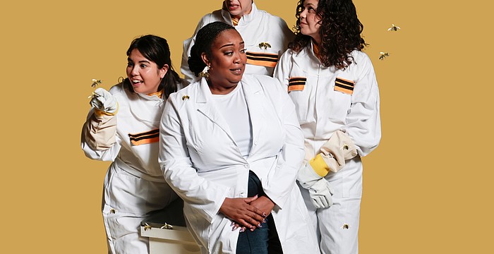 The cast of Urbanite Theatre's "The Apiary" includes (clockwise from left), Christina Mei Chen, Terri Weagant, Dekyi Ronge and Ariel Blue.