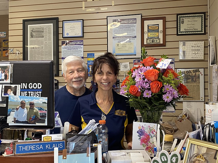 Theresa Klaus and Fred. Courtesy photo