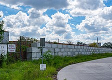 The city of Sarasota paved Industrial Court with heavy-duty concrete, the former dirt road leading to the entrance of U.S. Recycling.
