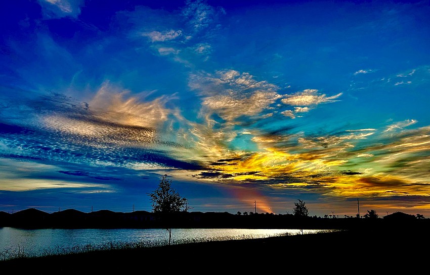 Brain Spiers captured this photo of a vibrant sunrise over Lakewood Ranch.