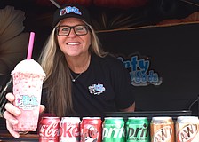 Indigo's Amber Hanratty, who was in the building industry for 25 years, now has her own business called Dirty Sara-Soda.