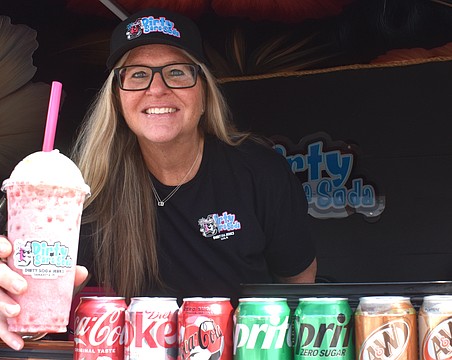 Indigo's Amber Hanratty, who was in the building industry for 25 years, now has her own business called Dirty Sara-Soda.